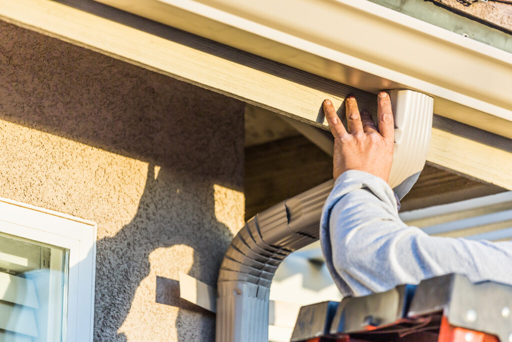 Installing new gutters